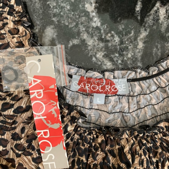 Leopard print tank top camisole Large - Picture 3 of 5